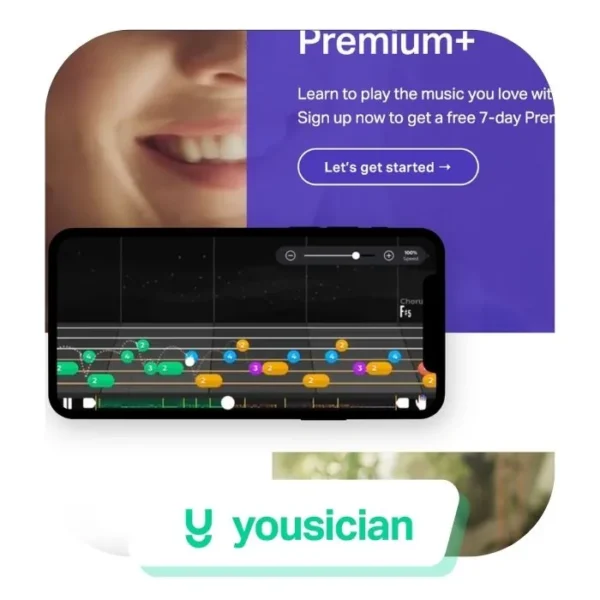 اشتراک آموزش موسیقی Yousician