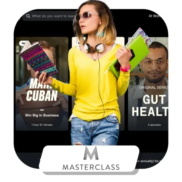 خرید اکانت MasterClass پرمیوم